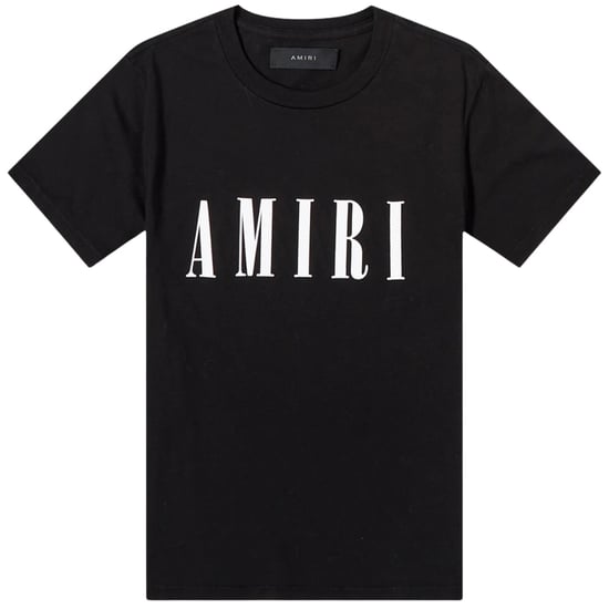 Amiri camiseta negra con logo de marca grande - Image 1