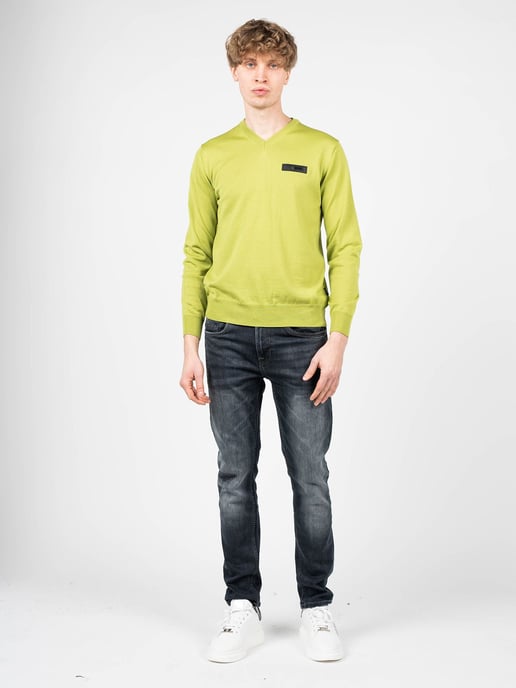 Plein Sport Suéter Merino del hombre verde - Image 2