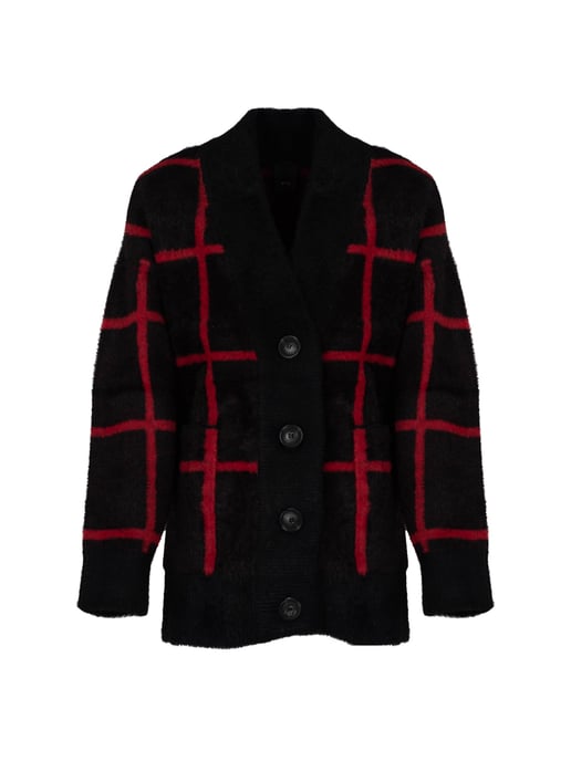 Pinko Cárdigan Extrabrut de mujer rojo, negro - Image 2