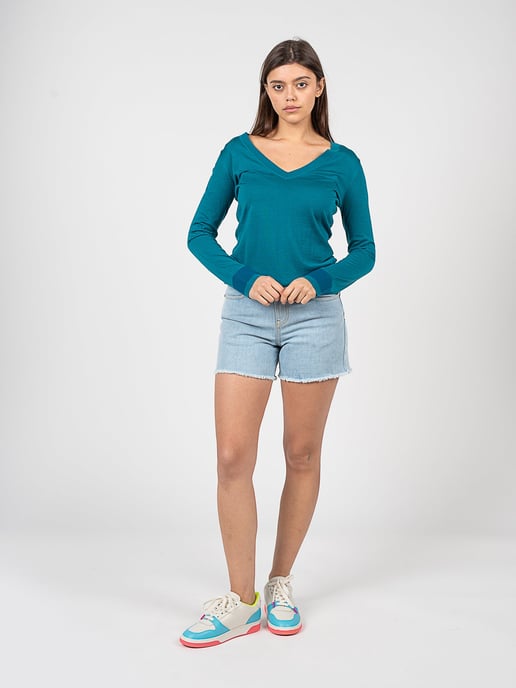 Pinko Suéter Redbull de mujer azul - Image 2