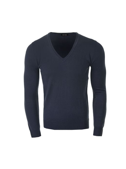 Antony Morato Suéter V-Neck del hombre azul oscuro - Image 2