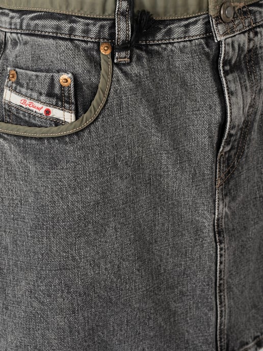 Diesel Falda D4D de mujer Gris - Image 4