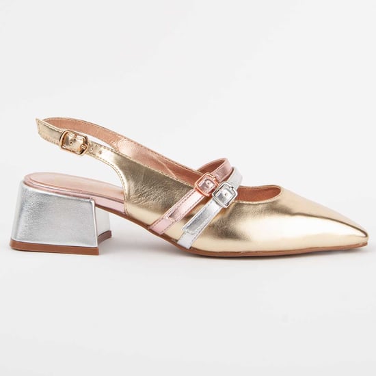 Montevita Zapato De Tacón Carola2 Dorado - Image 1