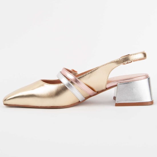 Montevita Zapato De Tacón Carola2 Dorado - Image 4