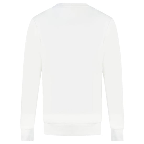 Sudadera blanca con logo doble destruido de Diesel - Image 2
