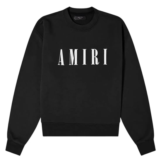 Amiri Bold Core Logo sudadera negra - Image 1