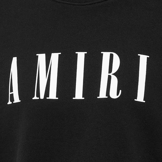 Amiri Bold Core Logo sudadera negra - Image 3