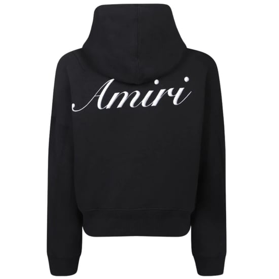 Amiri MA Script sudadera con capucha negra - Image 2