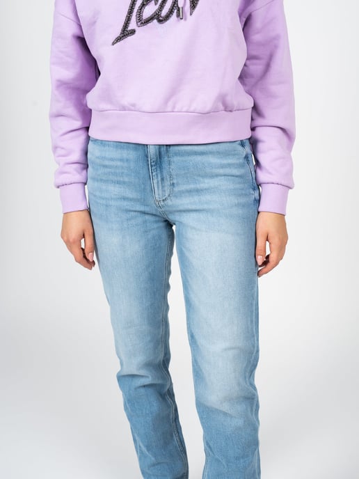 Guess Vaqueros Mom Fit de mujer azul - Image 4