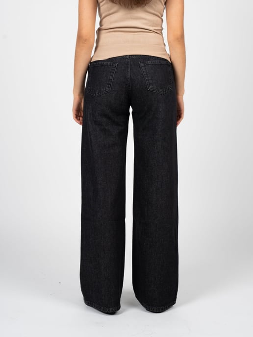 La Haine Inside Us Vaqueros Wide Leg de mujer negro - Image 5