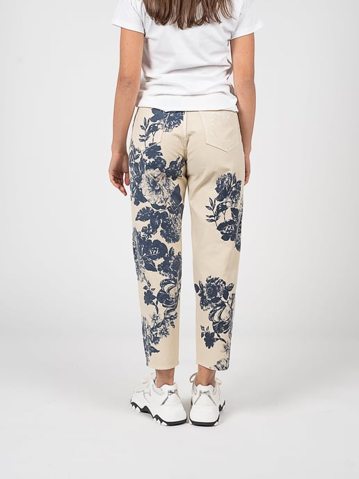 Pinko Pantalones Maddie de mujer Blanco - Image 5