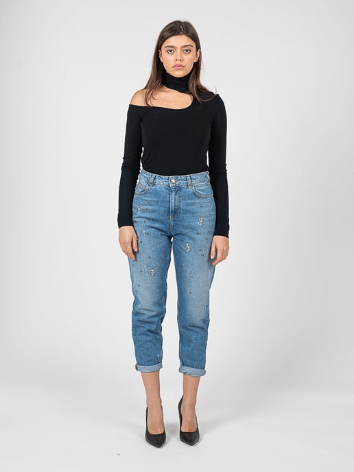 Pinko Pantalones Maurice de mujer azul - Image 2
