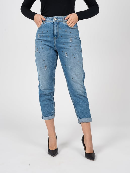 Pinko Pantalones Maurice de mujer azul - Image 3