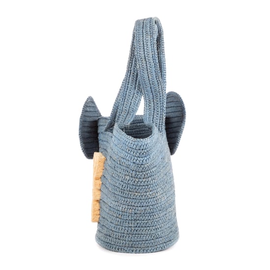 Elephant Raffia Tote Bolso - Image 3