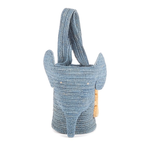 Elephant Raffia Tote Bolso - Image 5