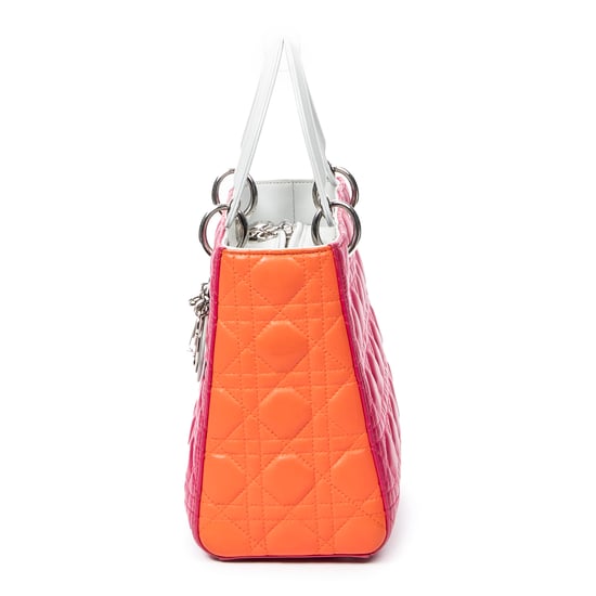 Medium Tricolor Lady Dior Bolso bandolera - Image 3