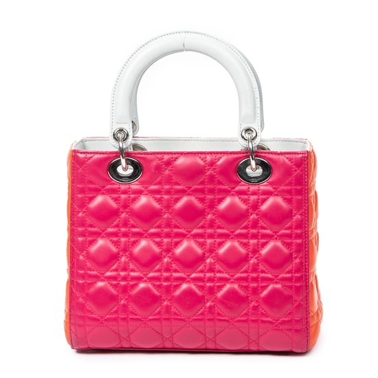 Medium Tricolor Lady Dior Bolso bandolera - Image 5
