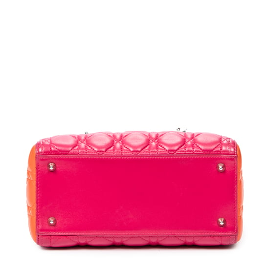 Medium Tricolor Lady Dior Bolso bandolera - Image 6