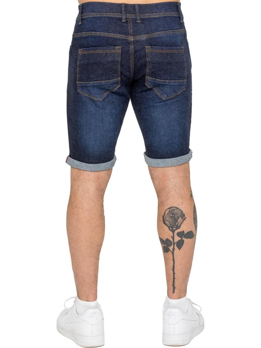 Enzo | Pantalones Cortos de Denim Slim Fit para Hombre - Image 3