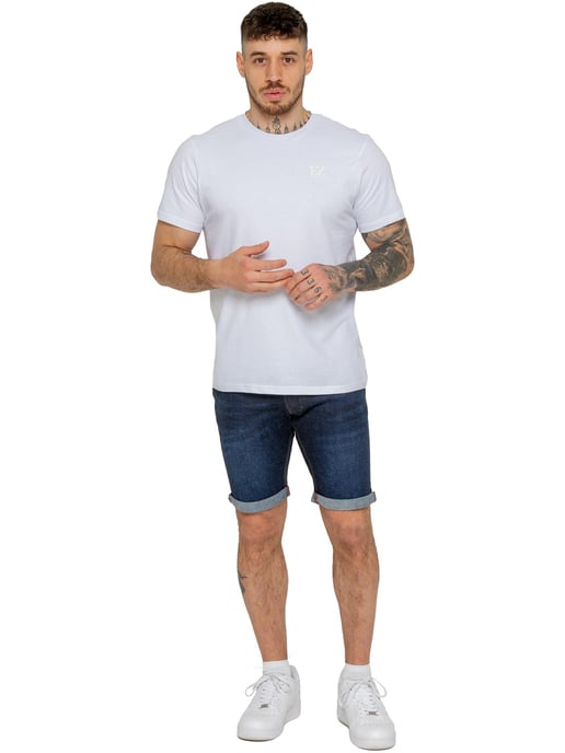 Enzo | Pantalones Cortos de Denim Slim Fit para Hombre - Image 5