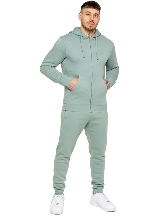 Enzo | Conjunto de chándal con sudadera con capucha con cremallera para hombre - Image 2