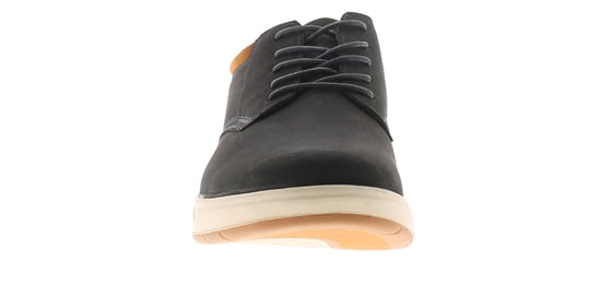 Hush Puppies Mens Lace Up Shoes Bowen Nubuck Leather Navy - Image 3