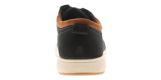 Hush Puppies Mens Lace Up Shoes Bowen Nubuck Leather Navy - Image 4