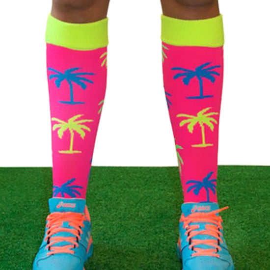 Calcetines de hockey con diseños coloridos y divertidos | Hingly | Niños | Ideal para deportes - Palm Tree - Image 4