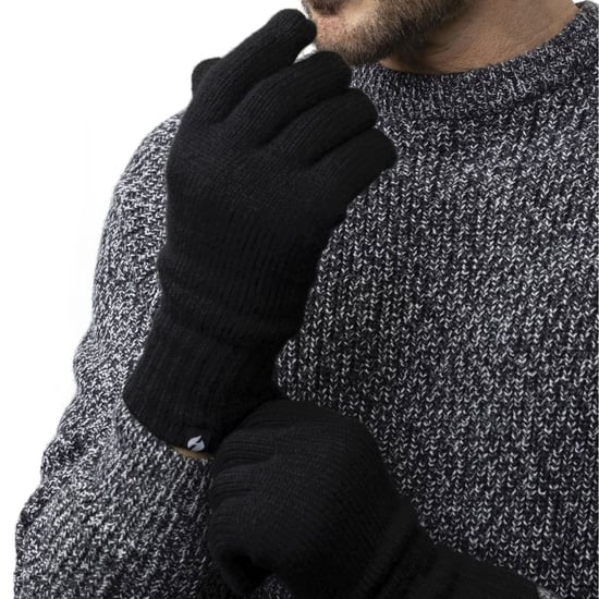 Guantes térmicos para hombre con puño de canalé protector - Image 3