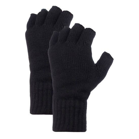 Guantes sin dedos para hombres con forro de polar térmico - Image 1