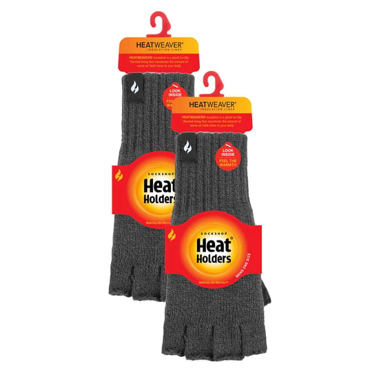 Guantes sin dedos para hombre con forro polar térmico - Image 2