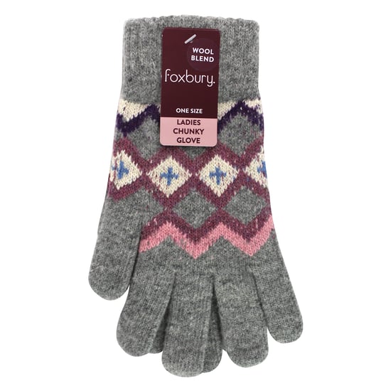 Guantes de lana para señoras | Guantes de invierno Cute Fairisle para el clima frío - Image 2