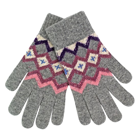 Guantes de lana para señoras | Guantes de invierno Cute Fairisle para el clima frío - Image 3