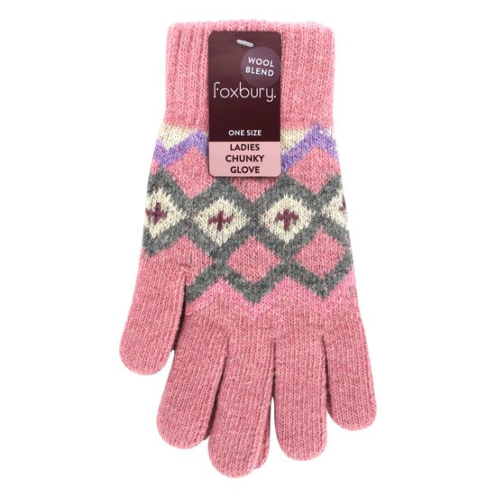Guantes de lana para señoras | Guantes de invierno Cute Fairisle para el clima frío - Image 2