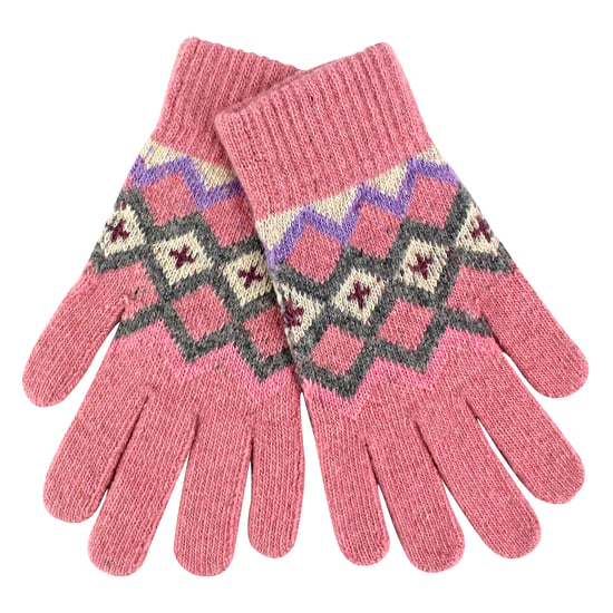 Guantes de lana para señoras | Guantes de invierno Cute Fairisle para el clima frío - Image 3