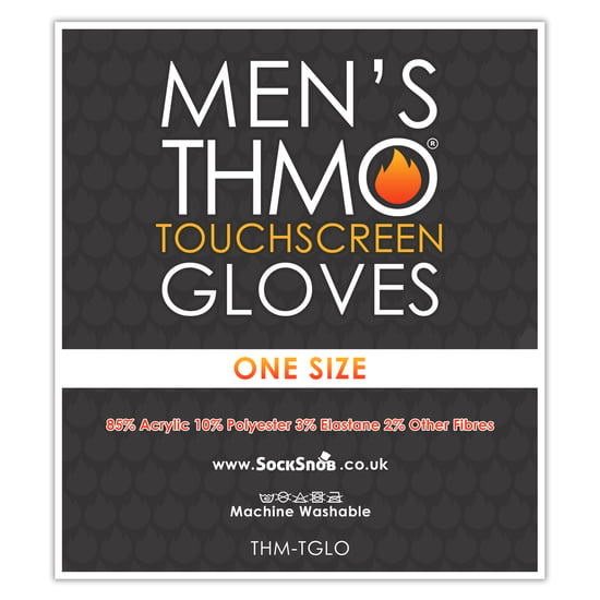 Guantes táctiles con puños para hombre - Image 2