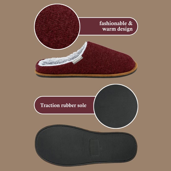 Zapatillas de casa para hombre con forro de felpa y espuma viscoelástica - Image 3