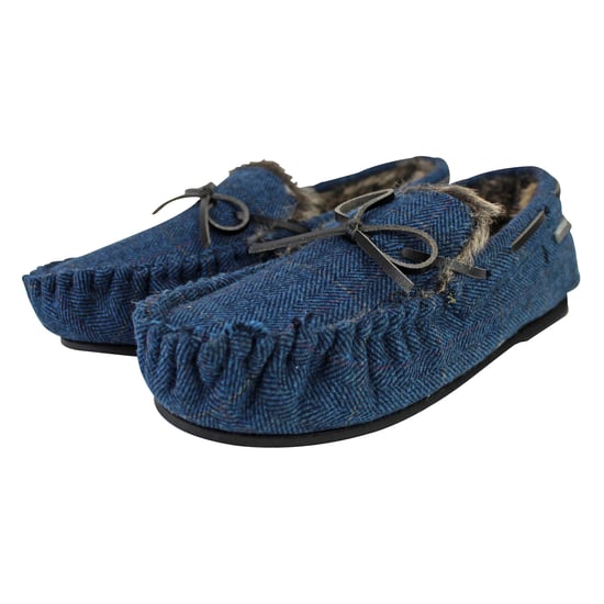 Pantuflas mocasín para hombre con espuma viscoelástica - Image 1