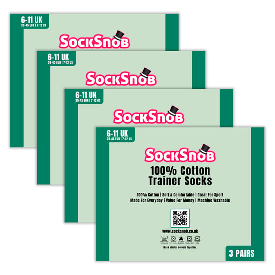 Lote de 12 calcetines 100% algodón para hombre - Image 2