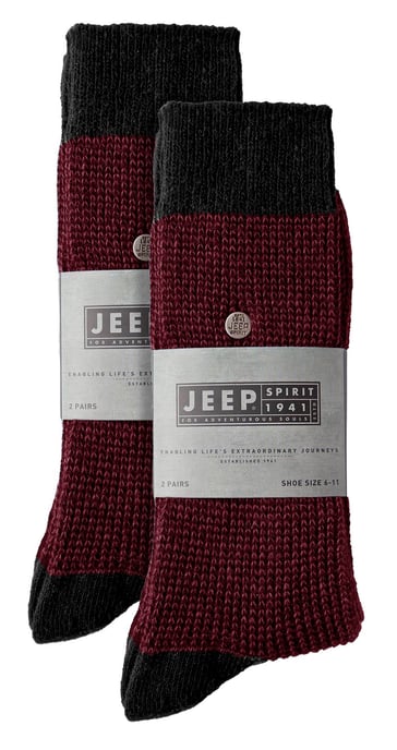 4 Pack Calcetines de Algodón para Hombre | Spirit Calcetines de Punto Cuadrado - Image 2