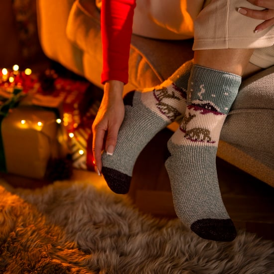 Calcetines térmicos originales de mujer con motivos navideños - Image 3