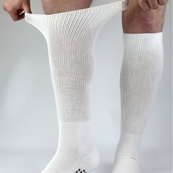 Paquete de 4 calcetines largos de bambú para diabéticos con puños para hombres y mujeres - Image 2