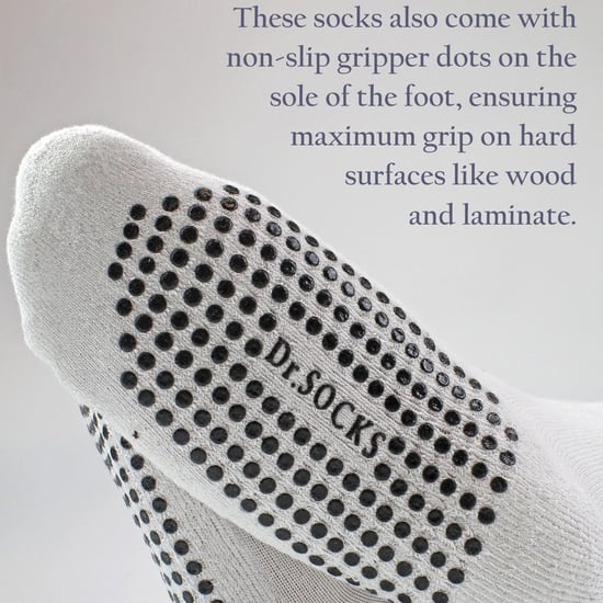 Paquete de 4 calcetines largos de bambú para diabéticos con puños para hombres y mujeres - Image 3