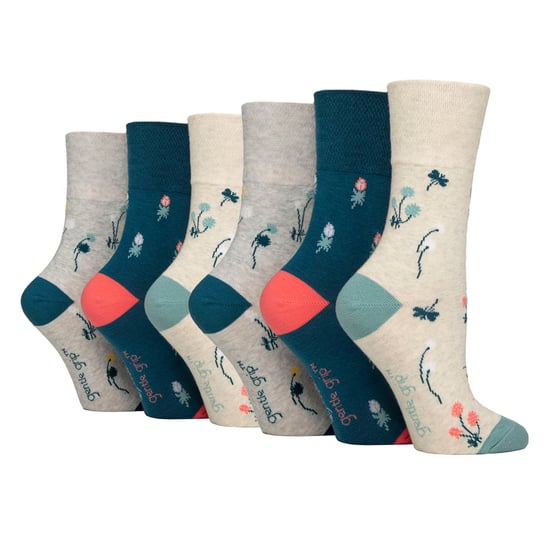 6 Pares Calcetines Diabéticos No Elásticos para Mujer - Image 1