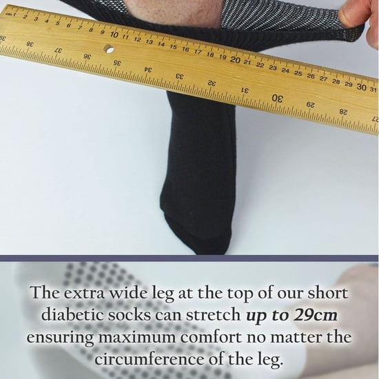 Pack de 4 Calcetines Diabéticos Cortos de Bambú con Agarres para Hombre y Mujer - Image 5