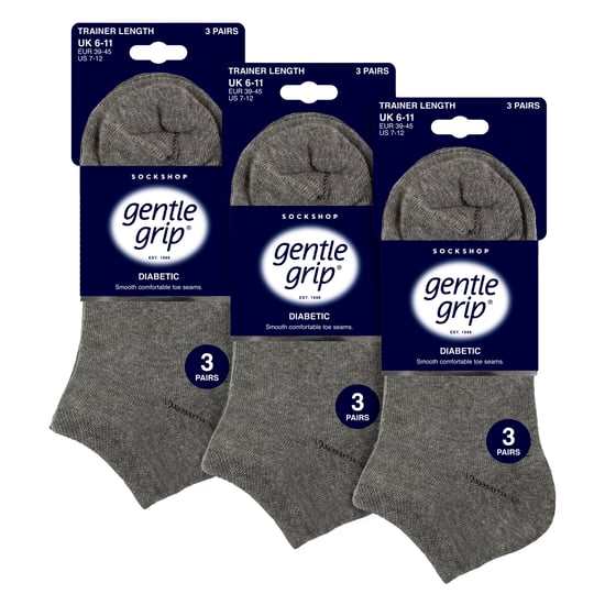9 Pack Calcetines Diabéticos para Hombre, Calcetines Tobilleros Anchos Pies Hinchados - Image 2