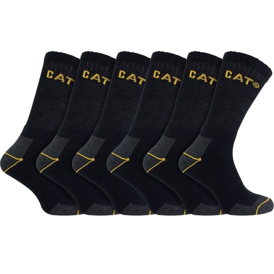 Paquete de 6 calcetines de trabajo unisex de alta resistencia para botas con puntera de acero - Image 1