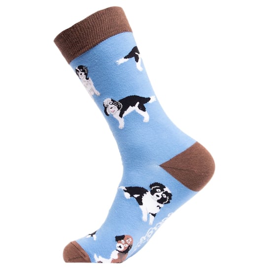 Perro Patrón Novedad Unisex Funny Calcetines de vestir - Image 2