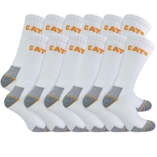 Paquete de 12 calcetines de trabajo unisex de alta resistencia para botas con puntera de acero - Image 1
