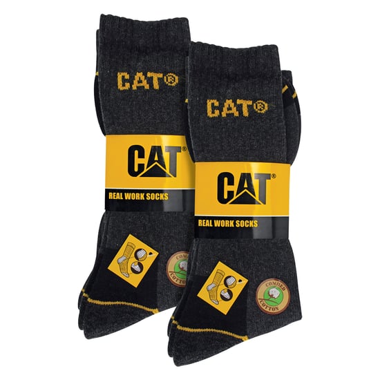 Paquete de 6 calcetines de trabajo unisex de alta resistencia para botas con puntera de acero - Image 2